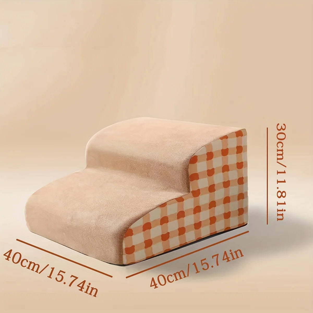 Dog Pet Stairs 2/3 Steps – Non-Slip Foam Ramp for Small Dogs, Sofa & Bed Ladder | CCCpet