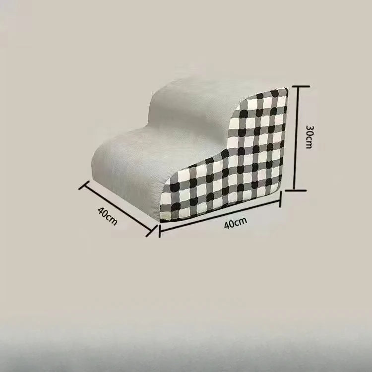 Dog Pet Stairs 2/3 Steps – Non-Slip Foam Ramp for Small Dogs, Sofa & Bed Ladder | CCCpet
